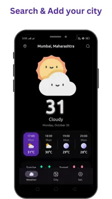 Weather android App screenshot 0