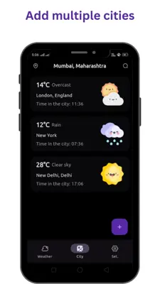 Weather android App screenshot 1